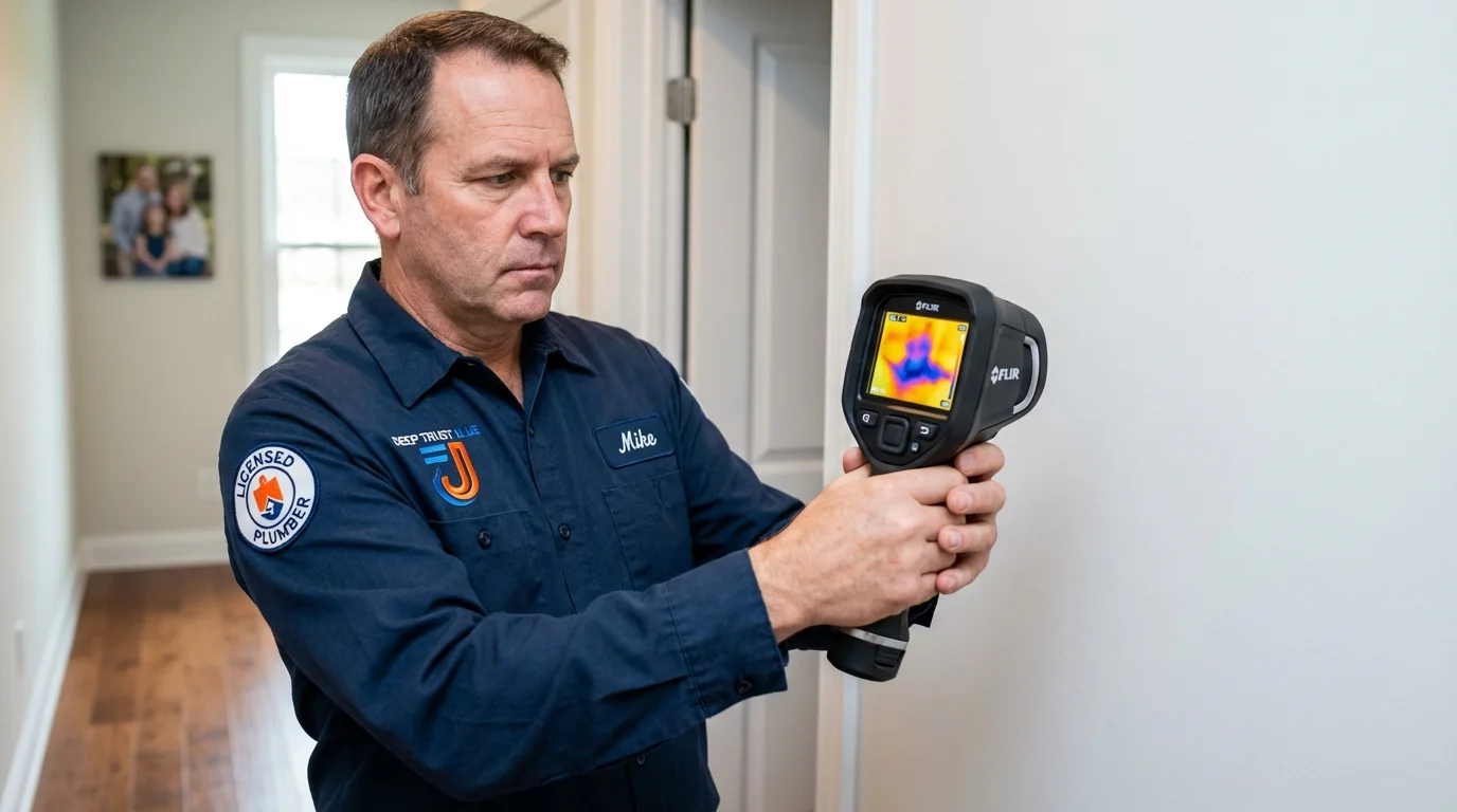 Thermal imaging leak detection by Johns Plumbing LLC in Auburndale